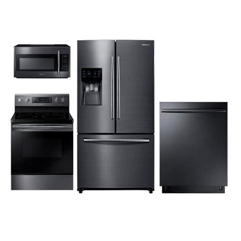 Shop the best kitchen appliance packages at ajmadison.com. Samsung 4 Piece Electric Kitchen Appliance Package with ...
