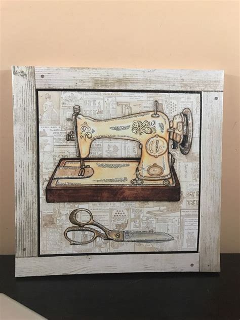 4.5 out of 5 stars 8. Glitter Sewing Machine Scissors Canvas Wall Art Home Décor ...