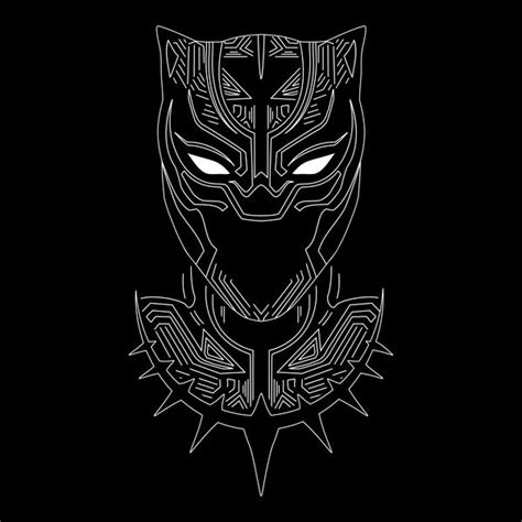 Minimalist Panther Black Panther Tattoo Black Panther Art Black Panther