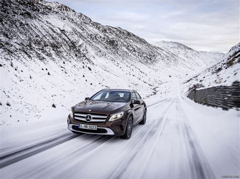 2015 Mercedes Benz Gla 220 Cdi 4matic In Snow Front Hd Wallpaper 64