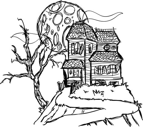 This site contains information about house window coloring pages. Free Printable Haunted House Coloring Pages For Kids