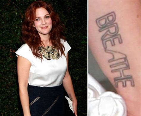 45 Amazing Drew Barrymore Tattoos Wrist Image Ideas