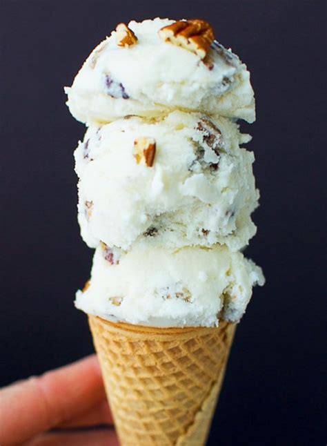 • some recipes use precooked ingredients. Simple Butter Pecan Ice Cream made in a Cuisinart ice ...