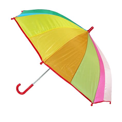 Ctm Kids Rainbow Color Stick Umbrella With Hook Handle Walmart Canada