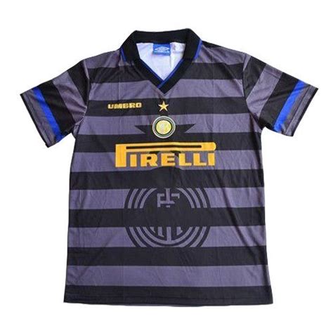 The uefa europa league (abbreviated as uel) is an annual football club competition organised by uefa since 1971 for eligible european football clubs. 97/98 Inter Milan Europa League Away Black Retro Jerseys ...