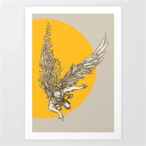 Icarus Art Print By Joecarr Society