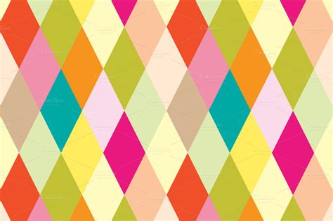 Set Of Colored Geometric Patterns ~ Patterns On Creative