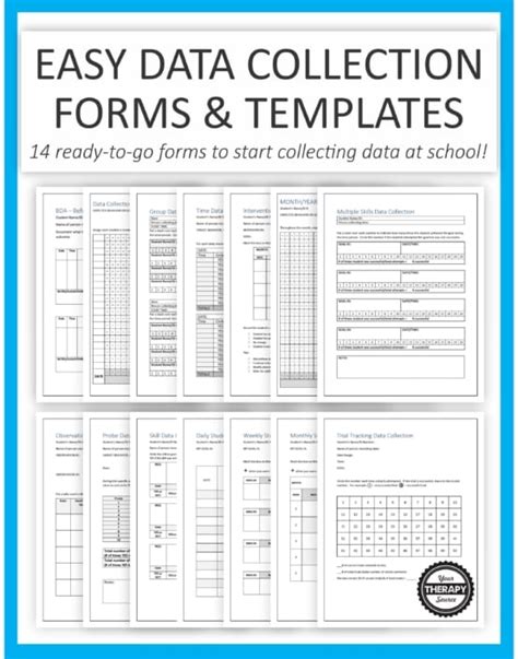 Data Collection Form Template Word