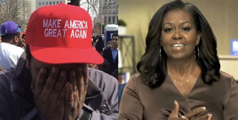 Trump Supporters Are Furious After Michelle Obama Knocks Trump S Crowd