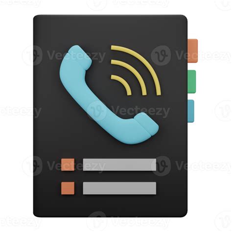 Free Contact Book 3d Icon Illustration 22187226 Png With Transparent