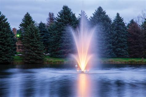 Efficient Water Management With Fountains And Aeration Promoting