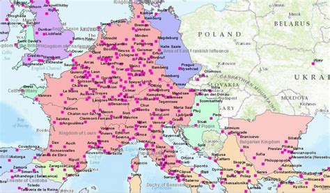 Maps Of Medieval Europe Medieval Kingdoms Europe 814 Ad Europe History