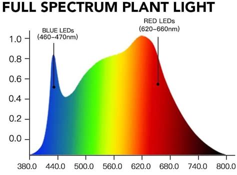 Led Grow Light Spectrum Chart