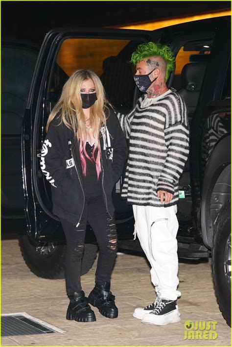 Avril Lavigne And Mod Sun Hold Hands While Out On Date Night Photo