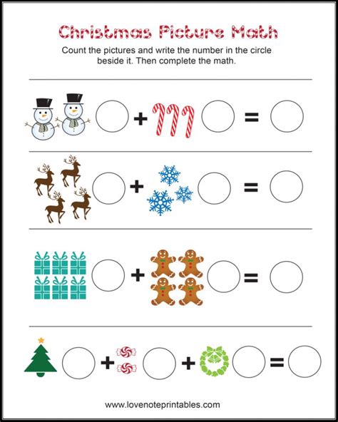 22 Christmas Math Worksheets Edea Smith