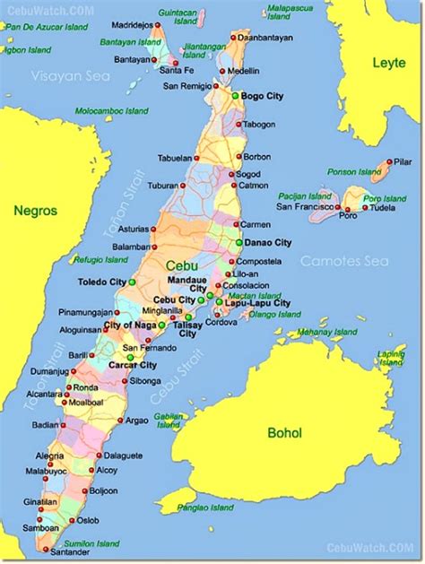 Distance Cebu City To Daan Bantayan Pinodaan