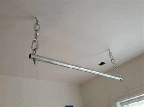Ceiling Mounted Pull Up Bar 4 Steps Instructables