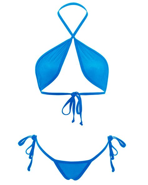 blue see through bikini sheer mesh g string bottom sherrylo swimwear