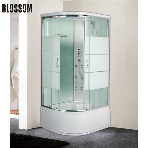Wholesale High Tray Bath Shower Cabin With Acid Glass Door China