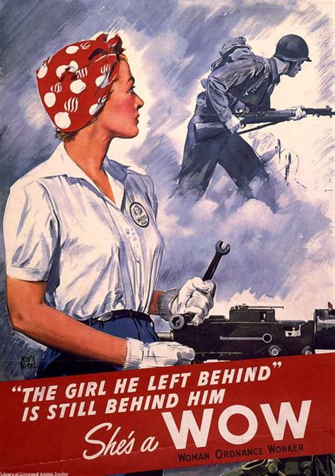 The Real Story Behind The Beloved Rosie The Riveter Poster From 1943 Dusty Old Thing