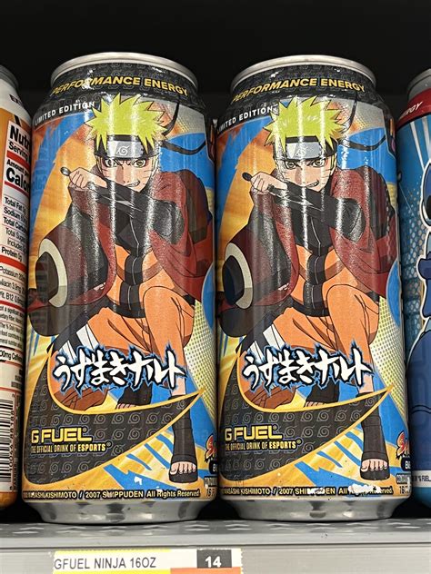 Found A Naruto Anime Drink At Walmart Never Seen An Anime Energy Drink