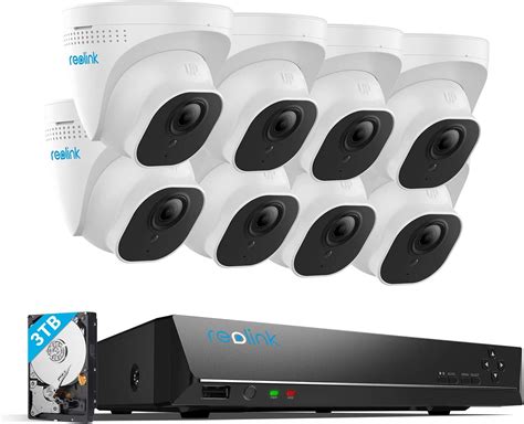Reolink 4k 16 Canaux Kit Vidéo Surveillance Système De Caméra Poe Cctv