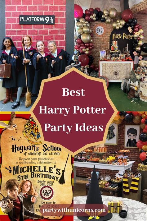 45 Best Harry Potter Party Ideas Party With Unicorns