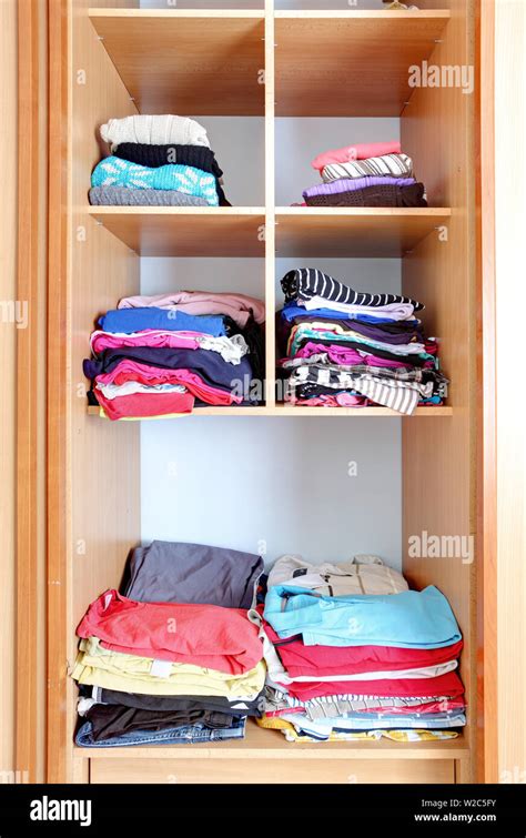 Closet Organizing Clothes Hi Res Stock Photography And Images Alamy