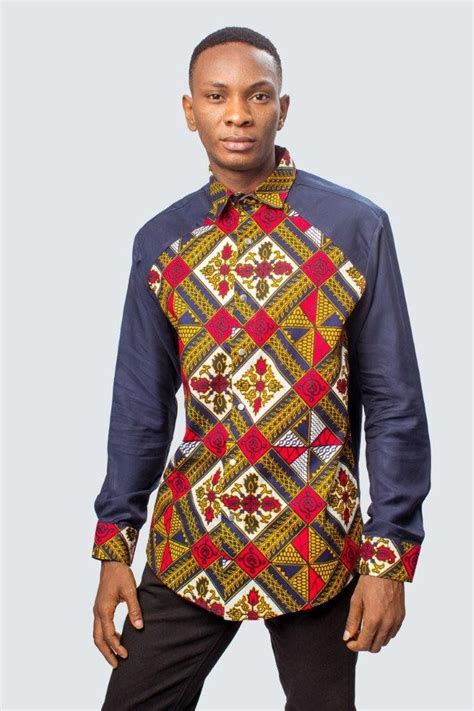 See over 150 kitenge design photos #kitengedesigns. Chemise africaine, chemise Ankara, Ankara dessus, vêtements pour homme africain, africain Mens ...