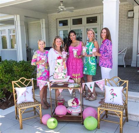Lilly Pulitzer Inspired Tropical Bridal Luncheon Karas Party Ideas