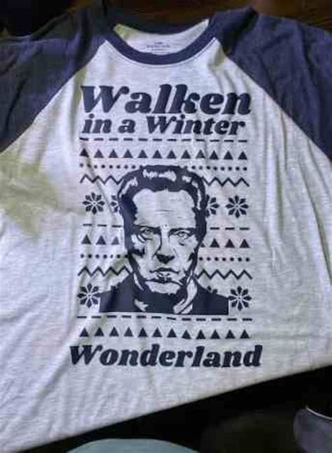 Walken In A Winter Wonderland Png And Svg Christopher Walken Shirt