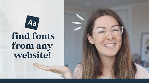 How To Find Fonts From Any Website Or Logo Web Design Tips Youtube