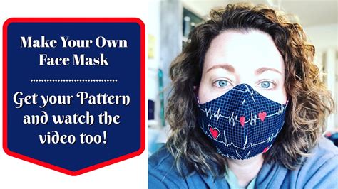The mask is fastened by an elastic band which fits over his ears and behind his head. DIY Face Mask Video Tutorial - YouTube