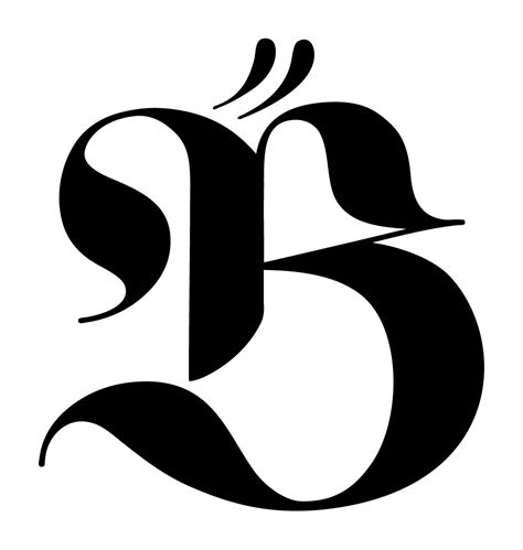 Gothic B Logo Logodix