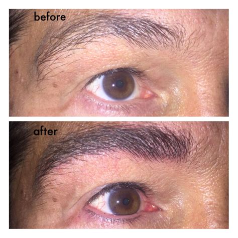 Mens Eyelash Enhancement And Filled Brows With Microblading See More