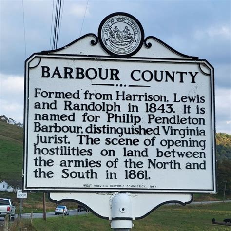 Barbour County Harrison County Historical Marker