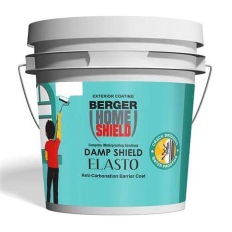 Berger Home Shield Damp Shield Elasto डैम्प प्रूफ मेम्ब्रेन Berger