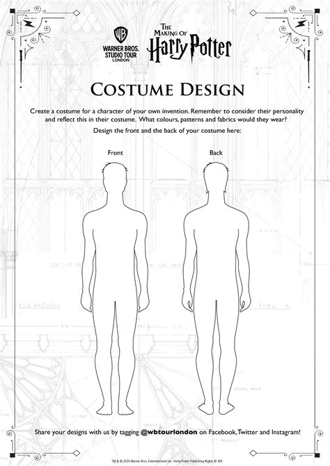 Template For Costume Design