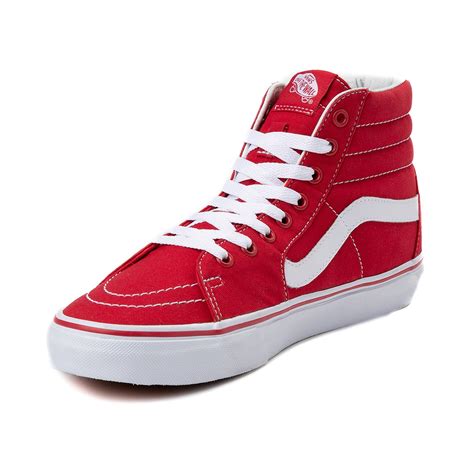 Vans Sk8 Hi Skate Shoe Red 498740