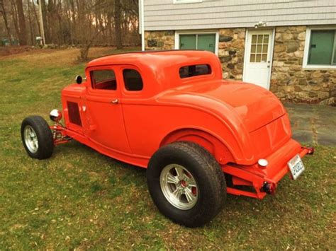 1932 Ford Steel 5 Window Coupe Hot Rod Rat Rod Custom Classic For Sale