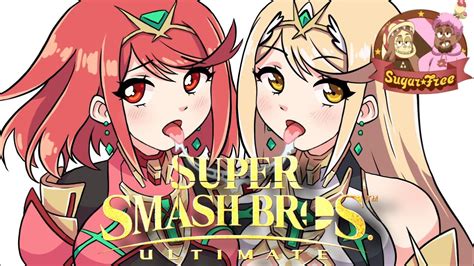 PYRA AND MYTHRA S KISSING SCENE IN SUPER SMASH BROS ULTIMATE WATCH