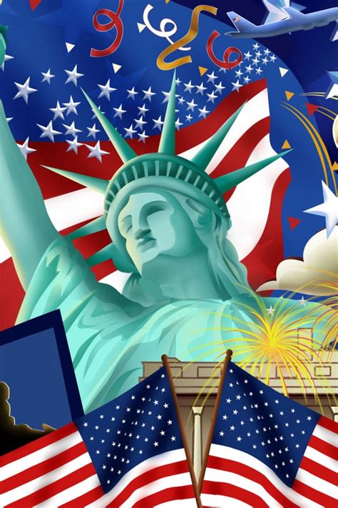 The version history of the mobile operating system ios, developed by apple inc., began with the release of iphone os for the original iphone on june 29, 2007. Cool American Flag iPhone Wallpapers - WallpaperSafari