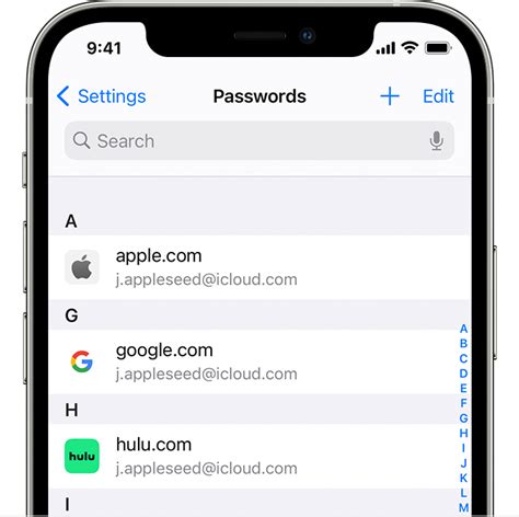 How To Find Saved Passwords On Your IPhone Apple Support