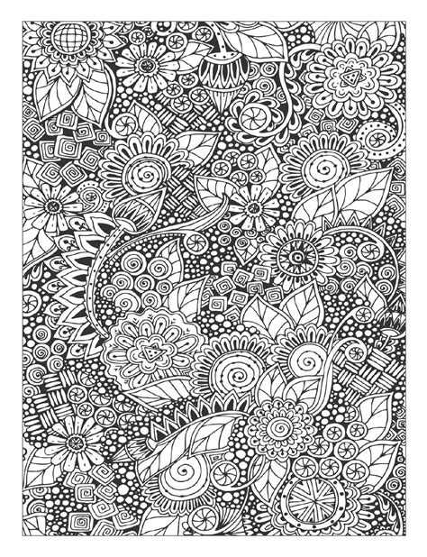 Beautiful Flowers Detailed Floral Designs Coloring Book - preview by ...