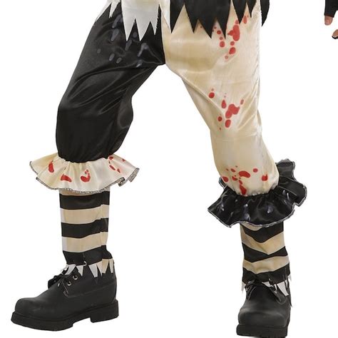 Kids Glow In The Dark Carnival Nightmare Clown Halloween Costume More