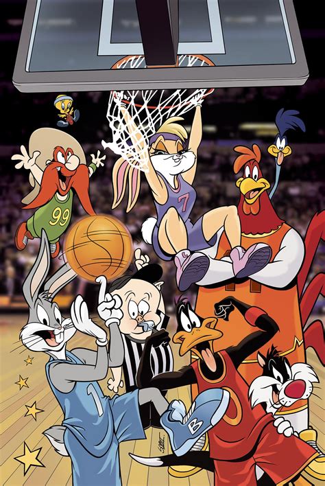 Space Jam Looney Tunes Basketball Wall Poster Bugs Bu Ph