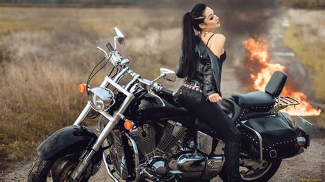 Скачать обои диана липкина мотоциклы мото с девушкой девушка красивая супер секси няша