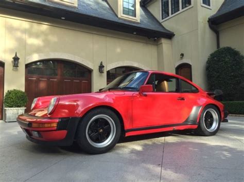 1986 Porsche 911 930 Turbo In Guards Red With 49000 Miles 100 Stock