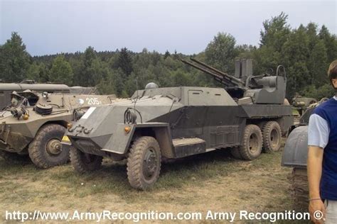 M 5359 Anti Aircraft Self Propelled Gun Wheeled Armoured Vehicle Czech