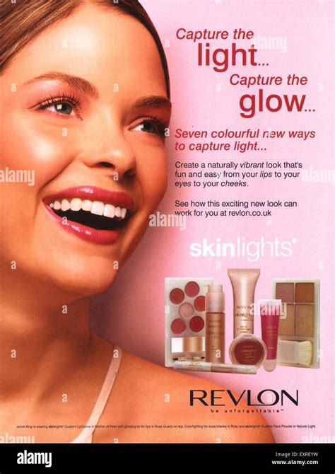 2000s Uk Revlon Magazine Advert Stock Photo Alamy